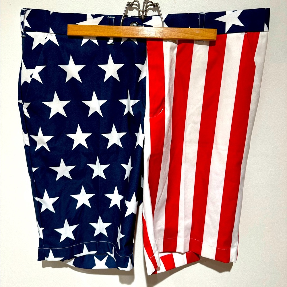 Loudmouth Golf USA Flag Shorts